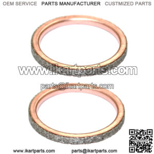 2 Exhaust Muffler Pipe Gaskets for Polaris 3087957