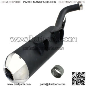 Muffler Exhaust Silencer W/Gasket for Yamaha Raptor 700 YFM700R YFM700 2007-2014