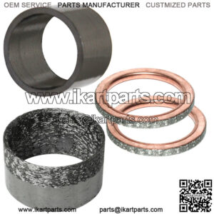 Exhaust Pipe Muffler Gaskets for Yamaha Raptor 660R YFM660R Le Se 2001-2005