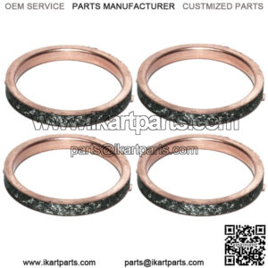 4 Exhaust Muffler Pipe Gaskets for Suzuki GSX-R750 1996-2009 2013 2014 2015