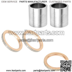 Exhaust Muffler Pipe Head Joint Head Gasket For Yamaha V-Star 650 XVS650 1998-10