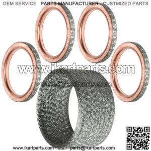 Exhaust Pipe Muffler Gaskets for Yamaha FZR600 FZR600R 1989-1999