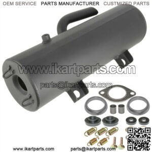 Complete Exhaust Muffler w/ Gasket Kit fits Polaris Ranger 500 4x4 2006 - 2008