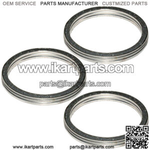 3 Exhaust Muffler Pipe Gaskets for Yamaha XS850 XS850L XS850S 1980 1981
