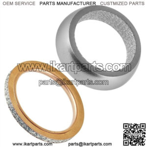 Exhaust Muffler Silencer Pipe Gasket for Yamaha Viking 700 YXM700 4X4 2014-2021