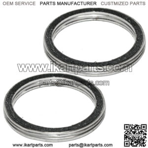 2 Exhaust Muffler Pipe Gaskets for Yamaha Rd250 Rd350 Rd400 XS500 1973-1979