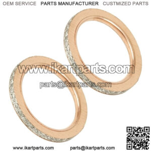 2 Exhaust Muffler Pipe Head Gasket FITS Yamaha TTR125 2000-07 / TTR125LE 2016-20