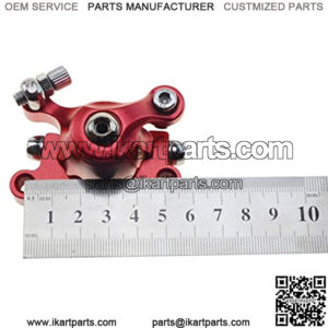 RED Brake Caliper+120mm Disc Rotor Brake Front Rear for MBX10 MBX11 Moto Rear Mini Bike 47cc 49cc Pocket Bike Goped Scooter Go-Kart Bicycle motorcycle Disc EBikes Mountain Bike And Sports Bike