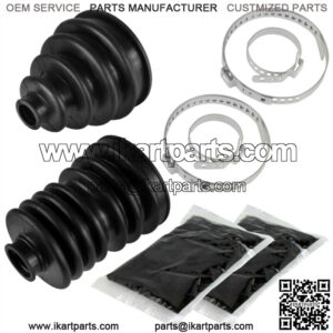 Fits John Deere XUV620i Gas Rear Axle Inboard Outboard CV Joint Boot Kit