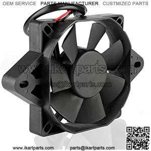 Acouto Motorcycle Radiator Fan Electric Engine Cooling Fan 12V ATV Cooling Fan Radiator Universal for Motorcycle ATV Go Kart Quad 150-250cc