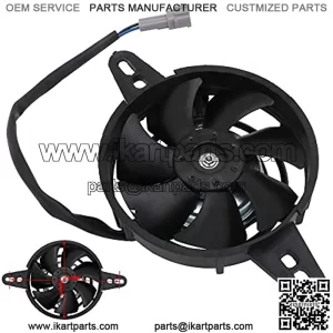 Motorcycle Radiator Fan Assembly,Electric Cooling Fan Automotive Kit 12V for Chinese 200cc 250cc Quad ATV 4 Wheeler Go Kart Dirt Pit Motor Bike Motorcycle UTV