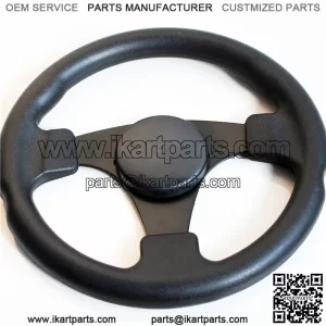 300mm steering wheel (black)