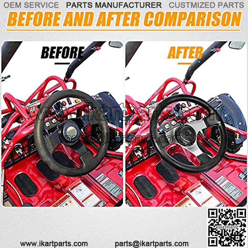 300mm Steering Wheel Tie Rod Rack Adjustable Shaft Assembly Compatible With Go Kart ATV UTV 110CC 125CC 140CC 150CC Engines - Image 2