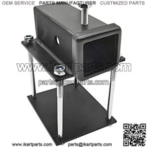 RV Bumper Bike Rack Cargo Carrier Hitch Receiver Adapter for 4 inch to 4.5 inch Beams 2 Inch Receiver Opening