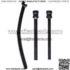 NO PINCH 1011 - Mini Bike Kit - Tire Mounting Tool - 10mm and 12mm Axle Shaft Adapters and Pushrod - Black - For Mini Bike and Motorcycle and Dirt Bike Enduro and Motocross