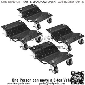 5053 Pentagon Tool | Premium 4-Pack | Car Tire Dolly - Tire Skates