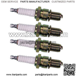 4-Pack #7840 Spark Plug For 15-23 HONDA CRF50F CRF 50 F Mini Dirt Bikes
