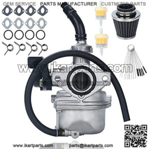 Carburetor PZ19 Carb Set, for 50cc 70cc 80cc 90cc 110cc 125cc ATV Dirt Pit Bike Taotao Honda CRF By LIAMTU, with Air Filter and Fuel Filter