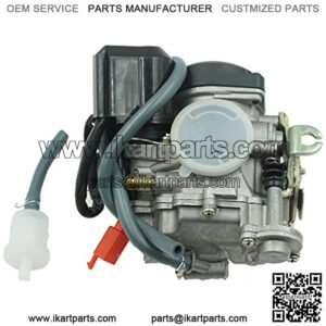 1-073-1 GY6 49cc 50cc 80cc 100cc 20mm Big Bore CVK Carburetor with Electric Choke for Scooter Moped ATV Go Kart Quads Buggy 139QMB 1P39QMB Engine Carbs