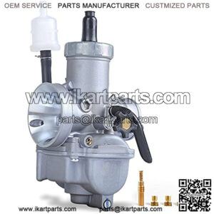 Racing Performance 28mm Motorcycle Carburetor PE28mm Carburetor 150CC Dirt Bike Carburetor Kits With Carburetor Jets Fit KAYO Apollo Dirt Bike Mini Bike SSR TTR GY6 Scooter Moped (Sliver, 28mm)