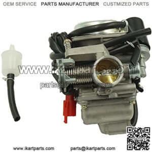1-0741 GY6 125cc 150cc 26mm Bore Carburetor Carbs with Electric Choke for 157QMJ 152QMI Engine Scooter ATV Go-Kart Moped