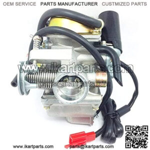New PD24J Carburetor Replaces for 4- Stroke GY6 125cc 150cc 152QMI 157QMJ Engine Scooter ATV Go Kart Kazuma Baja Kymco - Manifold Intake Fiameter 24mm