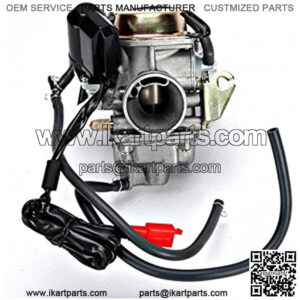PartsPro PD24J Carburetor 4-Stroke GY6 125cc 150cc ATV Go Karts Scooter Mopeds QMJ 157 / QMI 152-24mm Carb