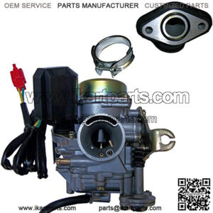 20mm Carburetor & Intake Manifold Boot 50cc 50 Scooter Moped Carb NEW