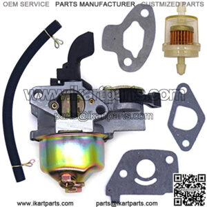 Carburetor with Fuel Line Filter for 97CC 2.8HP Mini Baja Doodle Bug db30 Motovox MBX10 MBX11 Mini Pit Bike 3/5" Air Intake