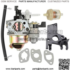 Carburetor for Mini Baja Warrior Heat 196cc 6.5HP 163CC 5.5HP MB165 MN200 Bike with Gasket Fuel Line Filter