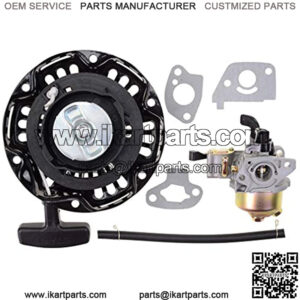 19mm Carburetor with Pull Starter for 97cc 2.8hp Mini Baja Doodle Bug DB30 Dirt Bike