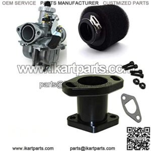 Racing Performance Carburetor Mikuni VM22-3847 Carb Mainfold Intake Inlet Pipe Air Filter For Mini Bike Go Kart 212cc GX200 196cc Engine