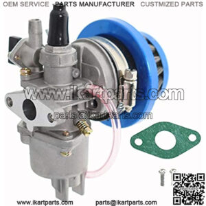 Carburetor Carb with Air Filter Replacement for 47cc 49cc Mini ATV Quad Dirt Pocket Bike Cag Mini Moto Moped Scooter Motocross Motorcycle