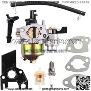 Dxent GX160 Carburetor for Honda GX168F 5.5HP GX200 6.5 HP Engine WP30X EG1400 EZ2500 Generator 16100-ZH8-W61 16100-ZLO-W51 Carb with Lever Intake Manifold Fuel Filter Parts Kit