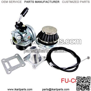 Performance Racing Carburetor Air Filter Throttle Cable Assembly for 2 Stroke 47cc 49cc Mini Dirt Pocket Bike Quad Chopper ATV Taotao Sunl Coolster