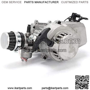 Facaing 49cc 2 Stroke Pull Start Engine Starter Motor for Pocket Bike Mini Dirt Bike ATV Scooter??