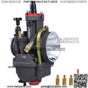 Racing Parts Performance Motorcycle Carburetor PWK28mm 200CC 150CC Carburetor 28mm GY6 Carburetor With Carburetor Jets For Scooter ATV Dirt Bike Mini Bike 125CC 150CC