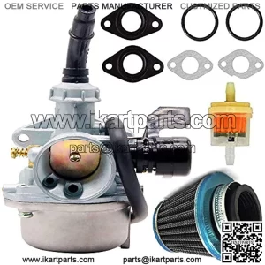 PZ19 Carburetor with Fuel Filter 35mm Air Filter for ATV Go Kart PZ19 19mm Carburetor 50cc 70cc 90cc 110cc 125cc ATV Dirt Pit Bike Taotao Honda CRF Carburetor, PZ19 Carburetor