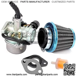 PZ19 Carburetor for 50cc 70cc 80cc 90cc 110cc 125cc ATV Dirt Pit Bike Taotao Go Kart Horizontal Engine Carb With Air Filter kit