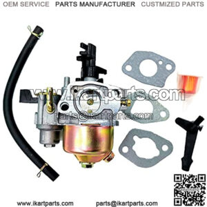 Carburetor Carb with Gaskets & Fuel Filter Compatible with Coleman PowerSports CT200U CT200U-EX Trail 200 6.5Hp 196cc Gas Powered Mini Bike