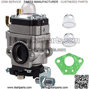 New Carb Carburetor with Bulb for 43cc 47cc 49cc 50cc 2 Stroke Pocket Bike ATV Stand-up Scooters Dirt Bikes Mini Quad Gas Scooter 15mm Intake Hole