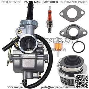 PZ20 Carburetor For TaoTao Baja 50cc 70cc 90cc 110cc 125cc Chinese Quad 4 Stroke ATV 4 Wheeler Go Kart Dirt Bike