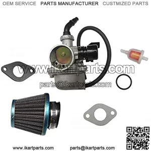 Carburetor w/Air Fuel Filter PZ19 Carb For 50cc 70cc 90cc 110cc 125cc ATV Dirt Pit Pocket Bike Taotao Honda Go-kart 4 wheeler Baja Motorbike Kawasaki Quad Carb W/Gaskets