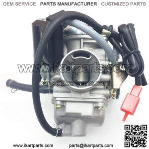 PD24 24mm Carburetor for GY6-125cc 150cc ATV Kart 150T-12 Scooter