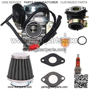 GY6 150cc Carburetor for GY6 4 Stroke Engines 125cc 150cc ATV Go Karts Scooter Mopeds QMJ/QMI157 QMJ/QMI152 / 24mm PD24J Carb