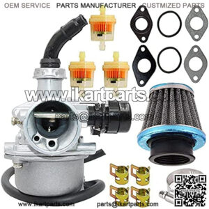 PZ19 Carburetor for 50cc 70cc 80cc 90cc 110cc 125cc ATV Dirt Pit Bike Honda CRF with Fuel Filter and 35mm Air Filter CRF50 Carburetor