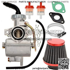 PZ20 Carburetor with Air Fuel Filter Gasket for Coolster 125cc Kazuma Baja 50cc 90cc 110cc 110B NST Quad 4 Stroke ATV 4 Wheeler Go Kart Apollo 70cc Dirt Bike