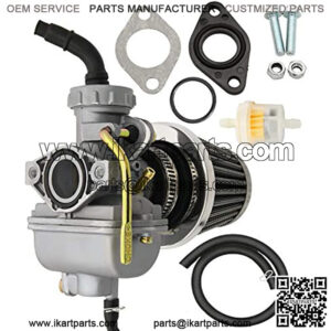 PZ20 Carburetor for Kazuma Baja 50cc 70cc 90cc 110cc 125cc 110B NST Quad 4 stroke ATV 4 wheeler Go kart Dirt Bike Honda CRF50F XL75 CRF80F XR50R & Air Fuel Filter PZ20 Carburetor