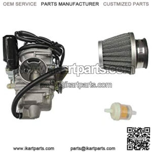 PERFORMANCE CARBURETOR W/FILTER FOR HELIX CARBIDE ZIRCON 150CC GO KART CARB