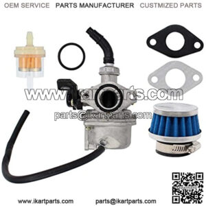 Carburetor Air Fuel Filter PZ19 Carb For 50cc 70cc 90cc 110cc 125cc ATV Dirt Pit Pocket Bike for Go-kart 4 wheeler Baja Motorbike Quad Carb W/Gaskets